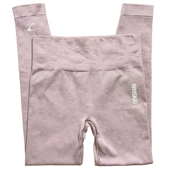 Gymshark Adapt Seamless Leggings S Pink High Rise Stretch Full Length Athletic - Picture 4 of 9